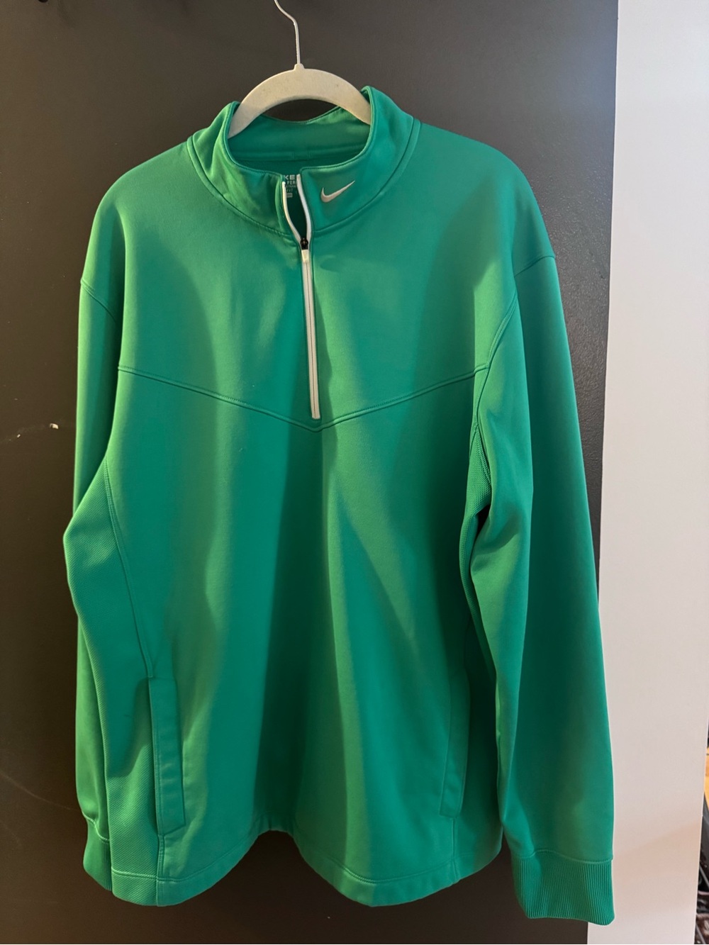 Nike Golf Tour Performance Emerald Green Men’s Half-Zip Pullover size Large